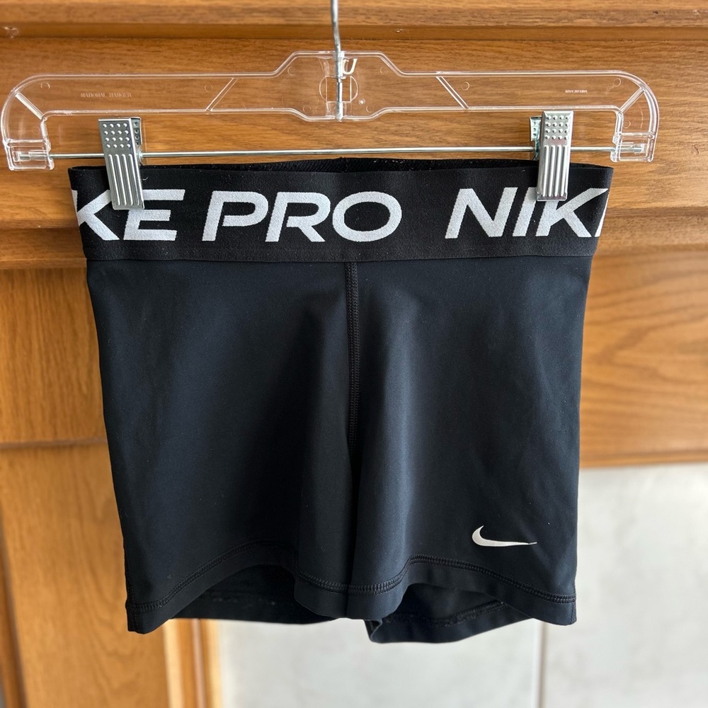 Nike Pro Black Athletic Shorts, 3”, Size xs